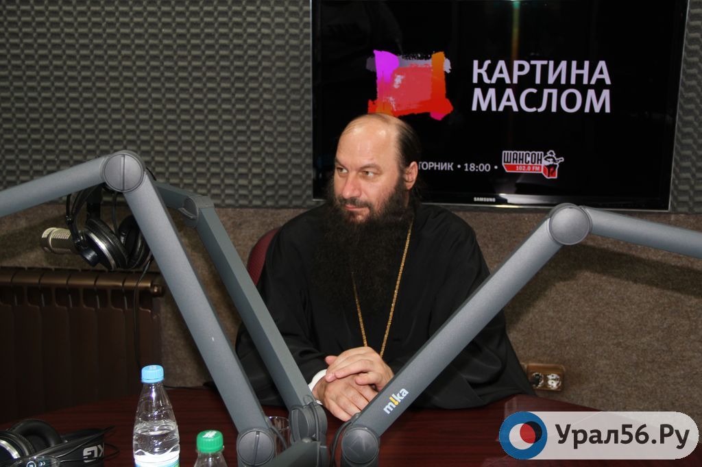 Епископ Ириней в эфире Картина маслом. Орск